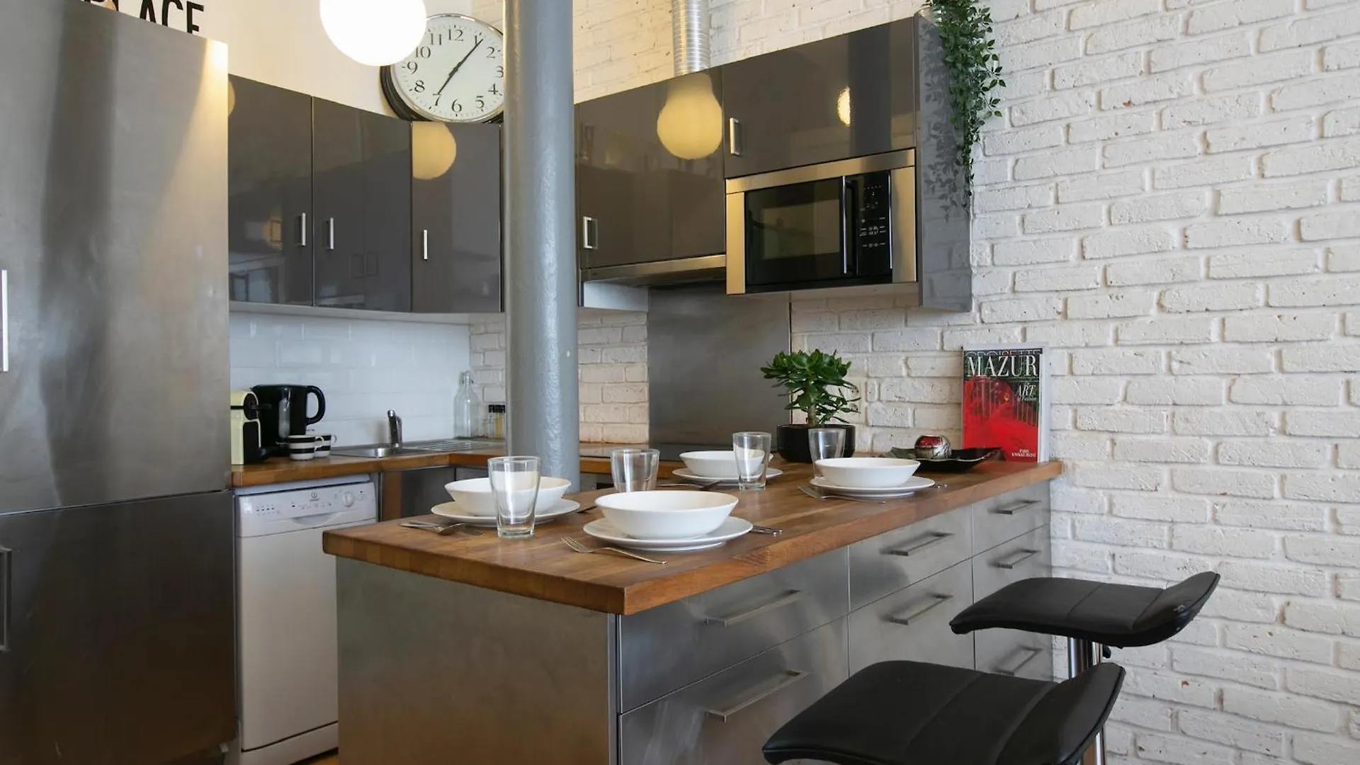 Loft In Batignolles Next To Montmartre - Lm17 شقة باريس